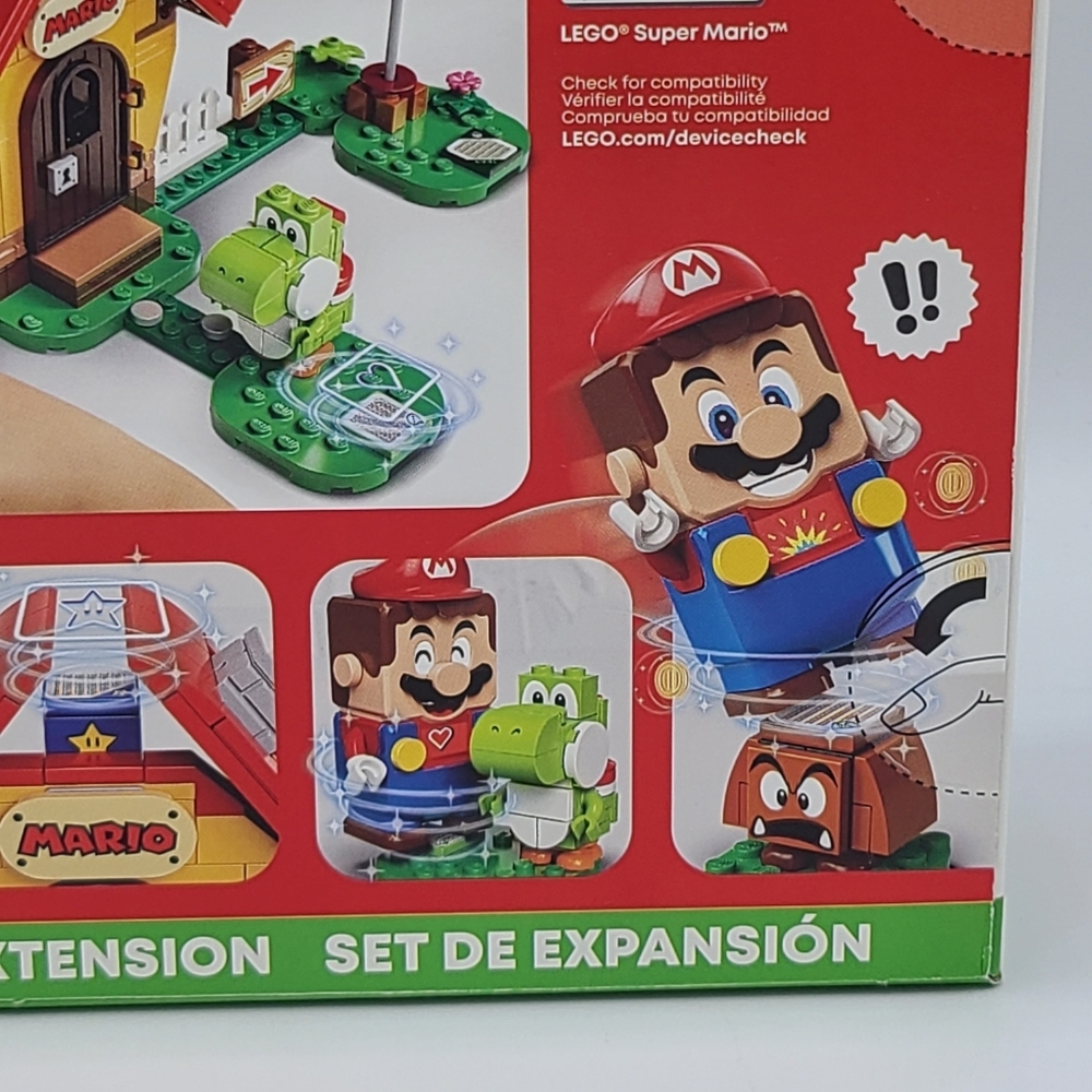 Lego Super Mario Mario's House & Yoshi Expansion Set 71367 205 pc New in Box - Picture 9 of 13